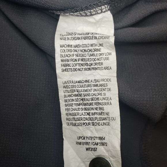 Ben Hogan Performance Polo Shirt Mens 3XL Gray PowerAir Short-Sleeves w Flaws - Picture 4 of 13